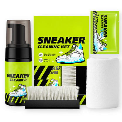 🔥👟 Vattenfritt skumrengöringskit för sneakers – enkel rengöring för fräscha och rena skor ✨