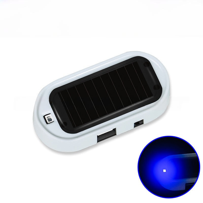 🚗☀️ Kompakt solcellsdriven LED-blinklampa med stöldskydd – smart säkerhet & tydlig synlighet 🚨