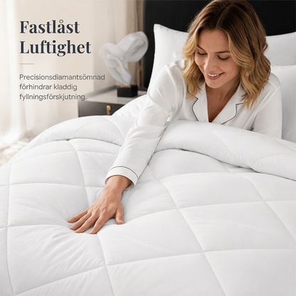 🛏️✨ 3-delat vadderat täckset med örngott – molnlik komfort, diamantkvistring och fukttålig mikrofiber 💤