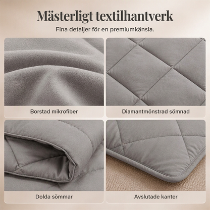 🛏️✨ 3-delat vadderat täckset med örngott – molnlik komfort, diamantkvistring och fukttålig mikrofiber 💤