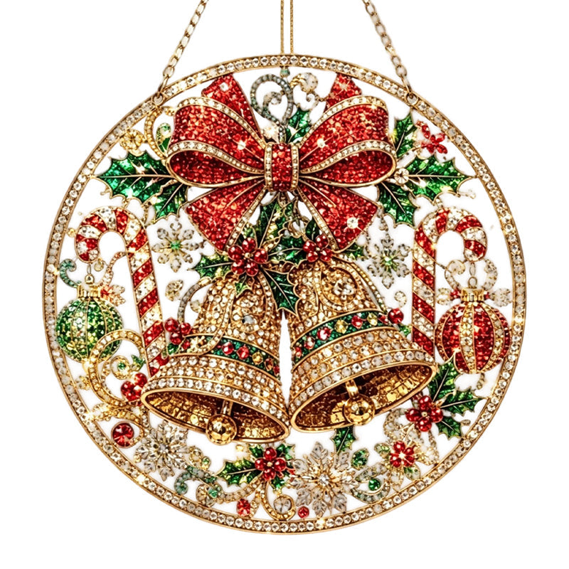 🎄✨ DIY-kit med pärlkonst för juldekorationer – diamant- och pärlkonst med glittrande ljusreflektioner 💎