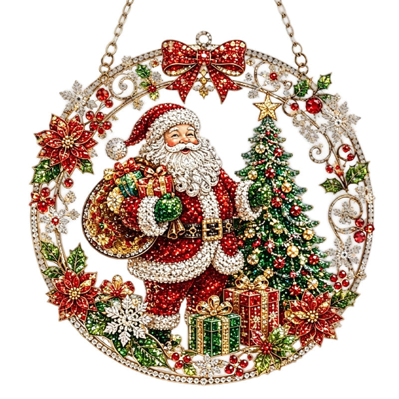 🎄✨ DIY-kit med pärlkonst för juldekorationer – diamant- och pärlkonst med glittrande ljusreflektioner 💎