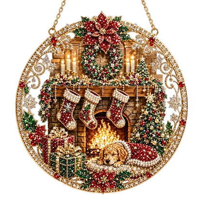 🎄✨ DIY-kit med pärlkonst för juldekorationer – diamant- och pärlkonst med glittrande ljusreflektioner 💎