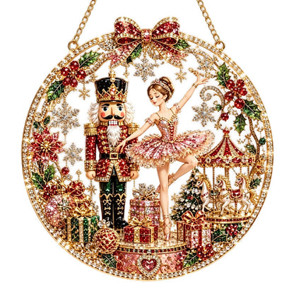 🎄✨ DIY-kit med pärlkonst för juldekorationer – diamant- och pärlkonst med glittrande ljusreflektioner 💎