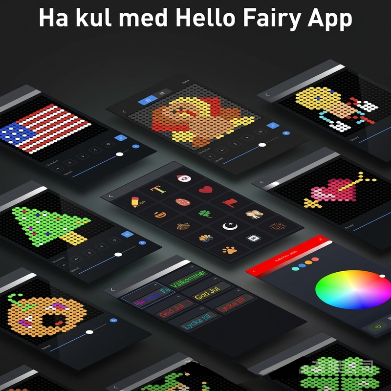💡🌈 Vattentäta LED-gardinljusslingor – appstyrning, musiksynk & anpassningsbara ljuseffekter för fest, trädgård och hem ✨🏠