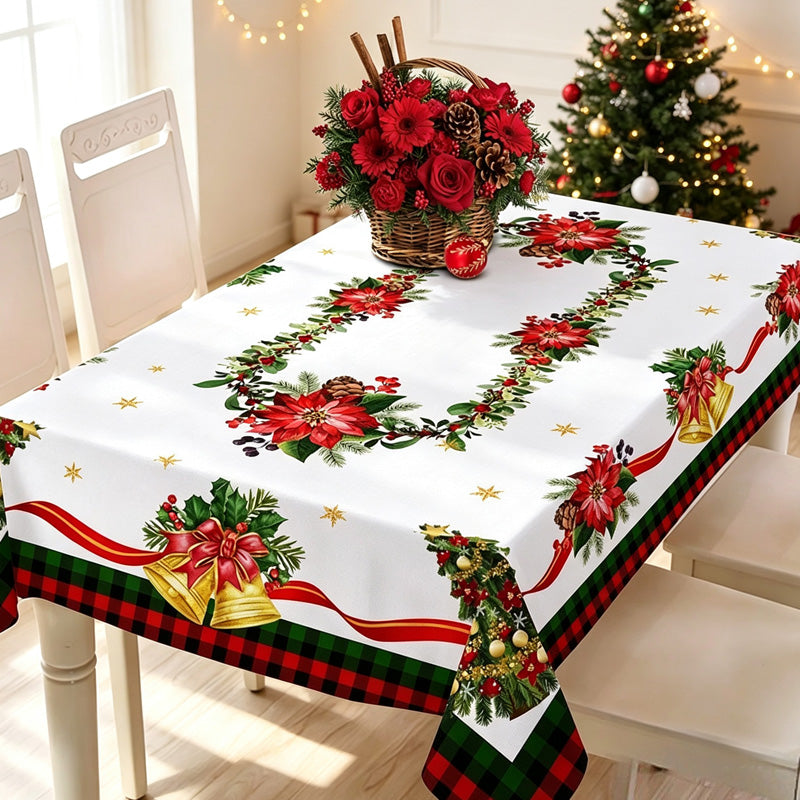 🎄✨ Vattentät julbordsduk – skyddar bordet mot fläckar, spill och vardagens slitage 🏠❤️