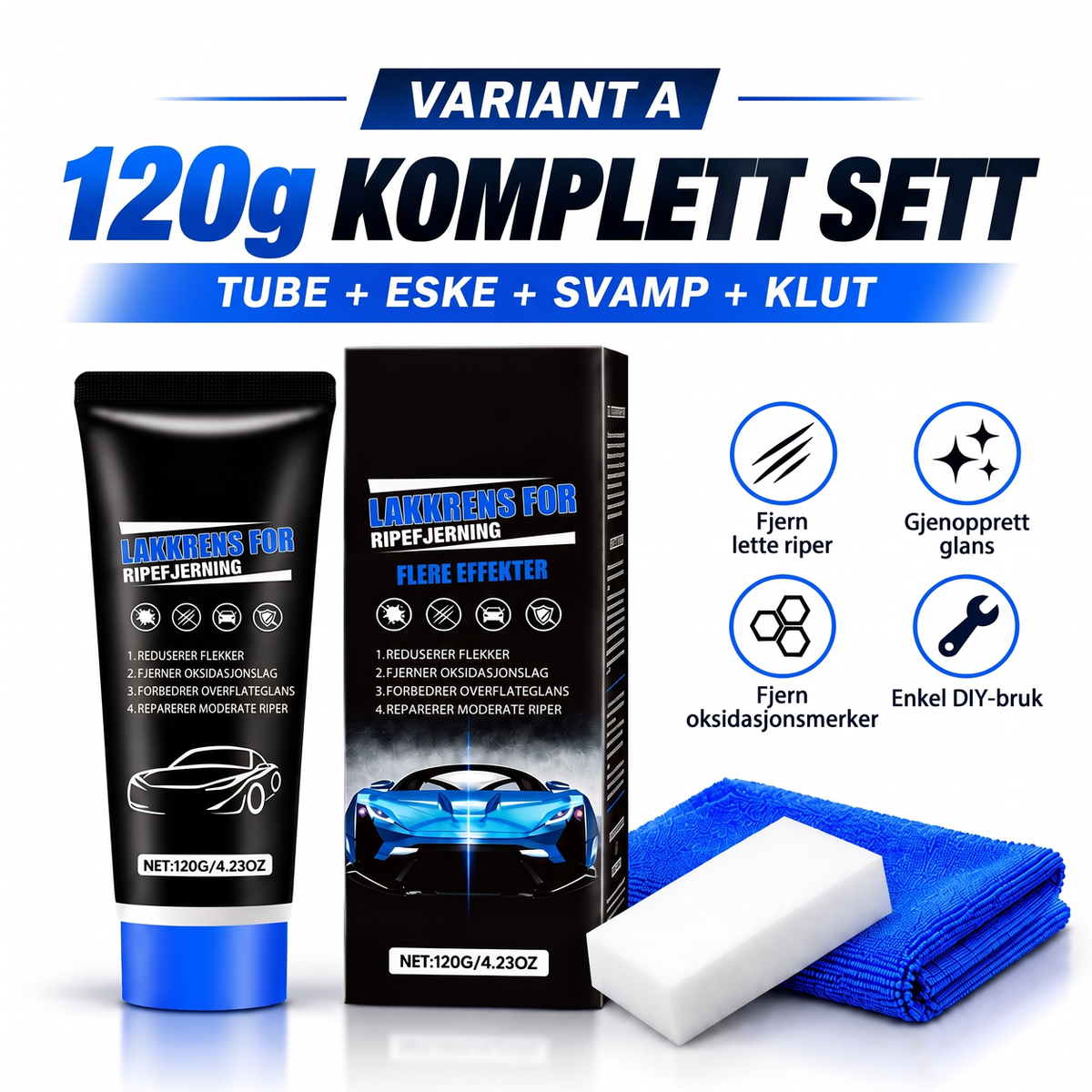 📢✨ Premium poleringsvax för borttagning av repor – hjälper till att fräscha upp bilens lack och återställa glansen 🚗💎