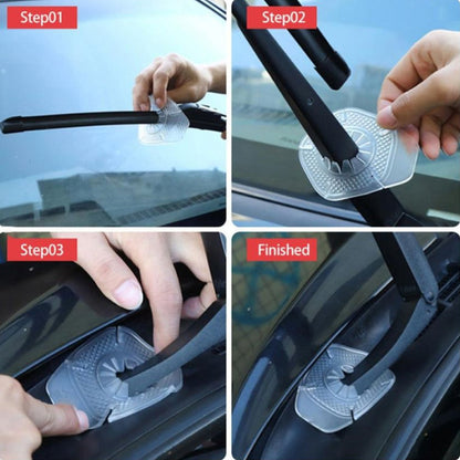 🚗🛡️ Silikonskydd för bilens torkararmshål – hjälper till att skydda mot rost, damm och oljud ✨