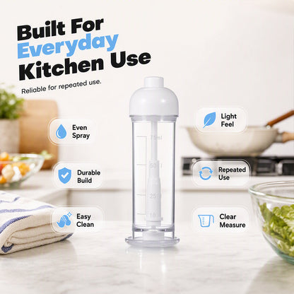 🍳✨ Precisionsoljespruta för matlagning – jämn dimma, mindre slöseri & smart bottenmunstycke 🔥