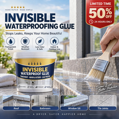 🛠️💧 Transparent tätningslim – vattentät tätning för badrum, kök och fönster med osynlig finish ✨🏠