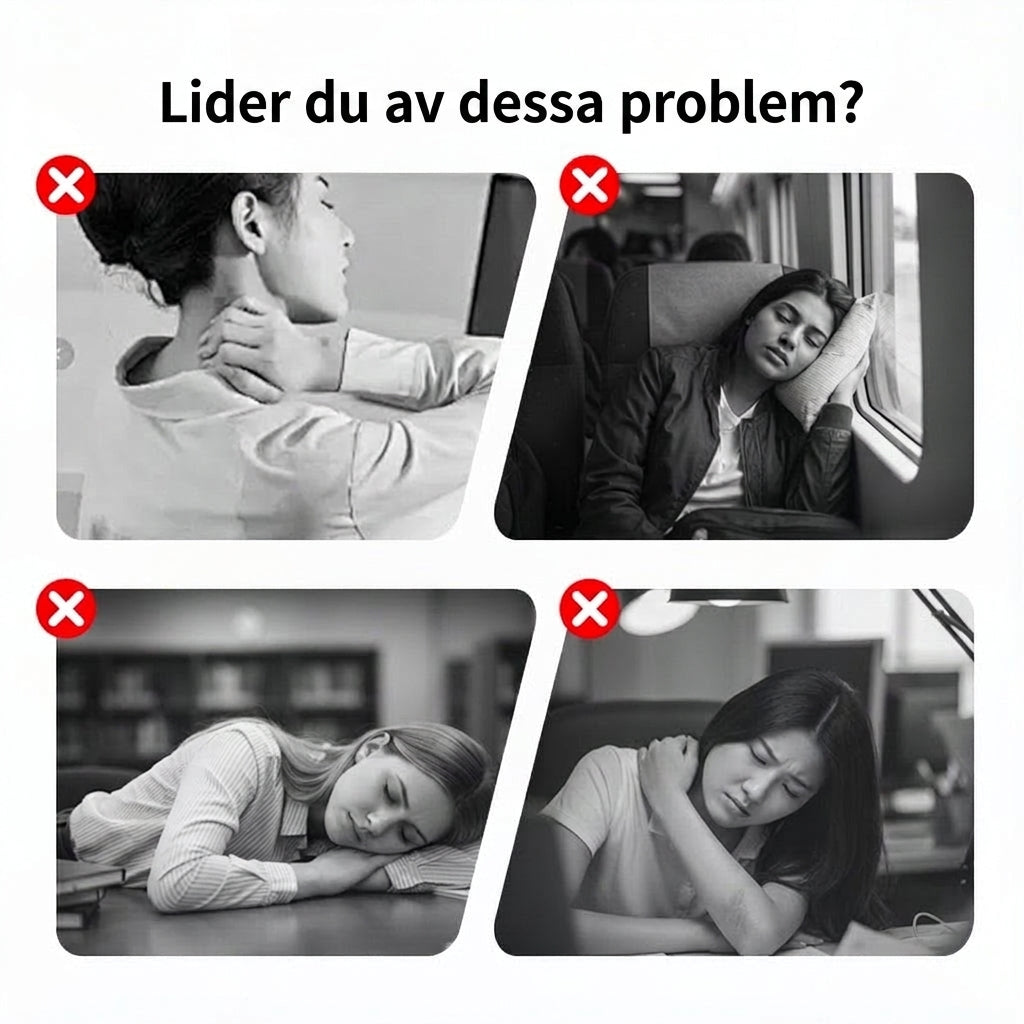 🛏️✈️ Uppblåsbar ergonomisk resekudde – 360° nackstöd & 45° vilovinkel för bekvämare resor 💤✨