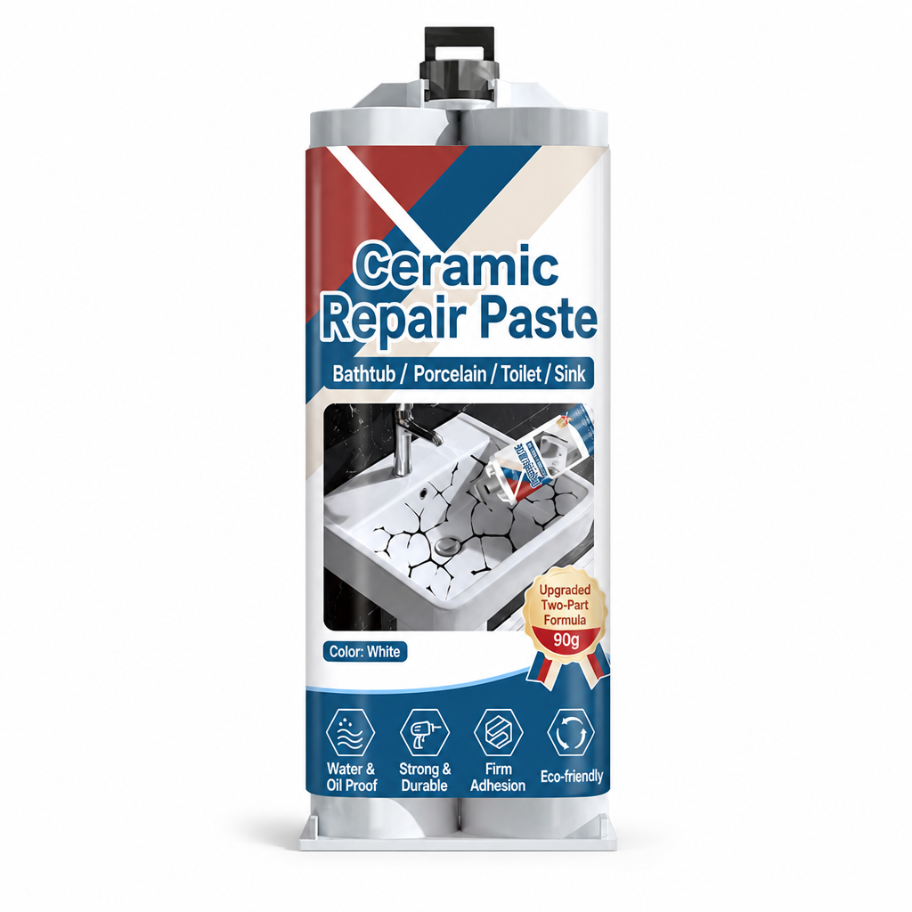 🚿✨ Snabbtorkande reparationspasta för kakel och keramik – epoxiharts, vattentät & enkel att använda 🛠️💧