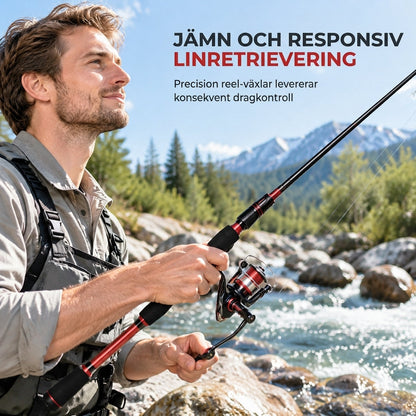🎣TIDSBEGRÄNSAT ERBJUDANDE - 50% RABATT! 🌊4-delad havet fiskespö i glasfiber för långdistans casting