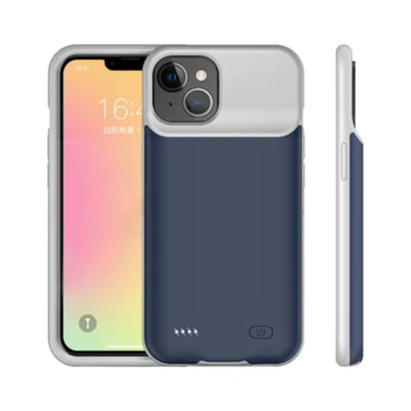 🔋 50% RABATT NU! Batterifodral för iPhone med LED-strömindikator – integrerad extraström, fyra LED-lampor & skyddande design – perfekt för daglig användning och resor ✨