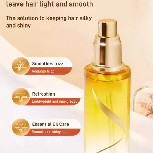 Aceite esencial en spray perfumado para el cuidado del cabello