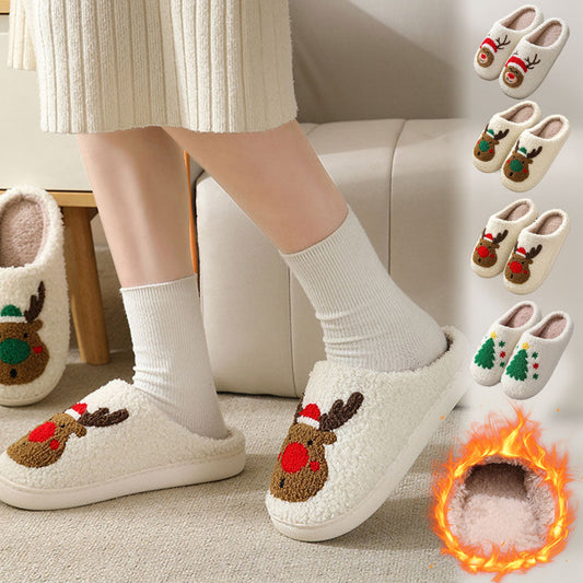 🎅🎁[Regalo cálido] Lindas pantuflas cálidas para el hogar